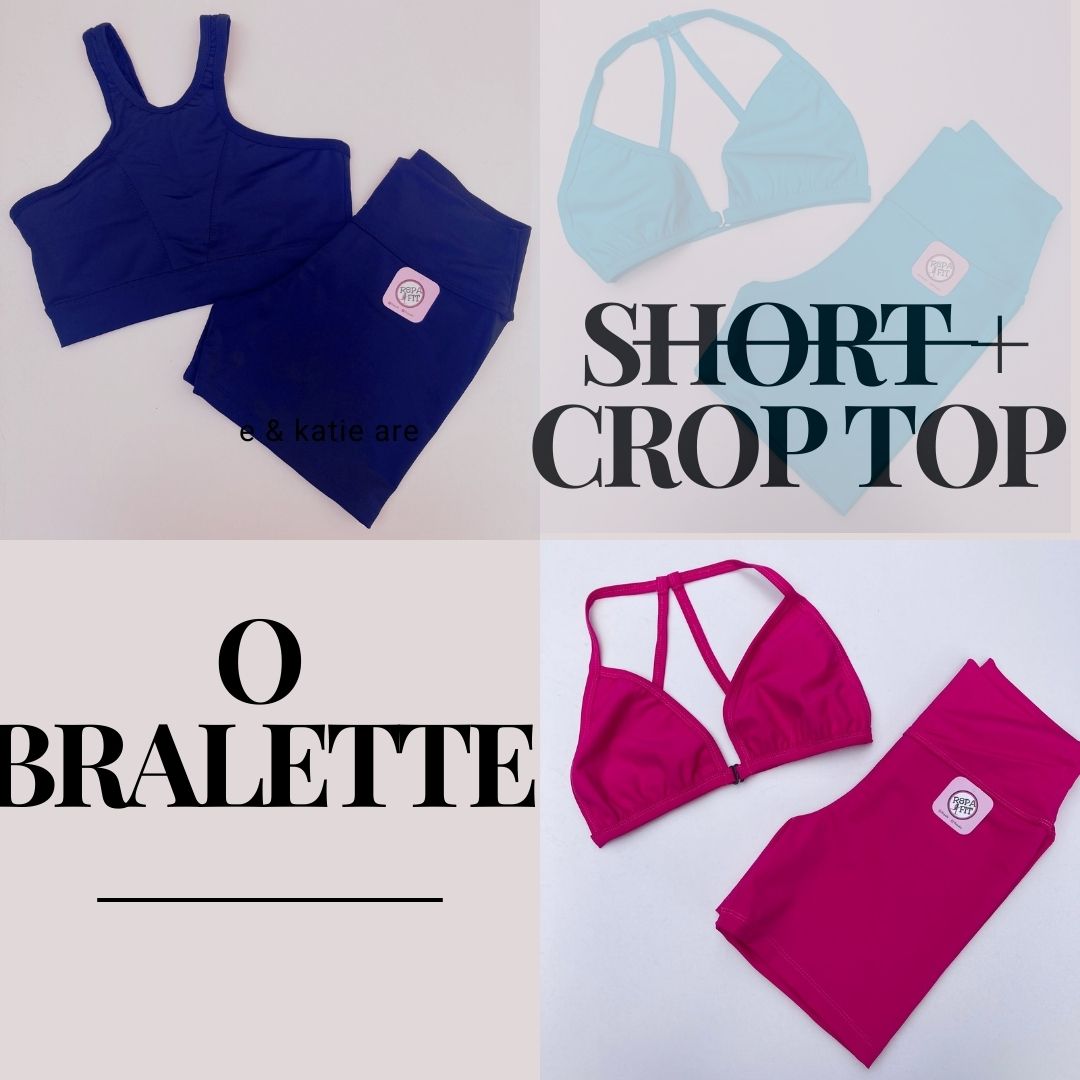 Short +top bralett o crop top🏃‍♀️‍➡️