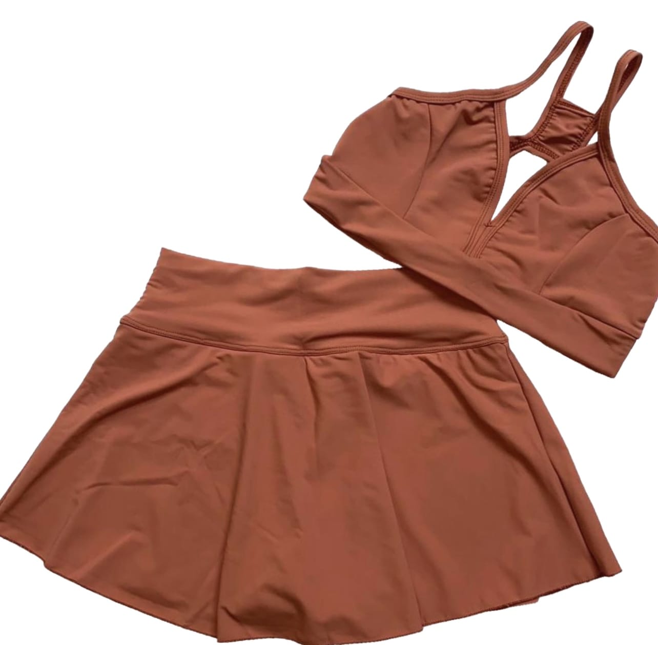 Set de falda + crop top